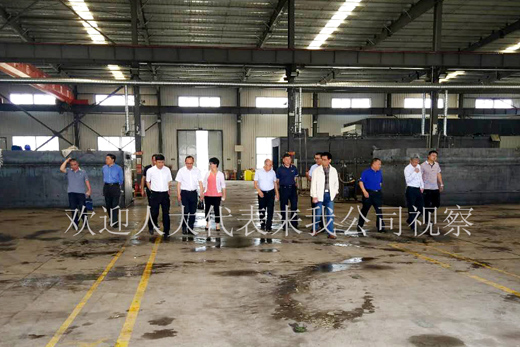 人大代表來我廠區考察