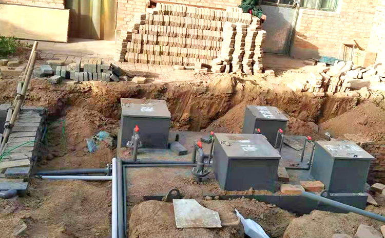 河北衡水地埋式污水處理設備安裝圖片欣賞