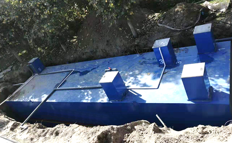 地埋式污水處理設備安裝圖片