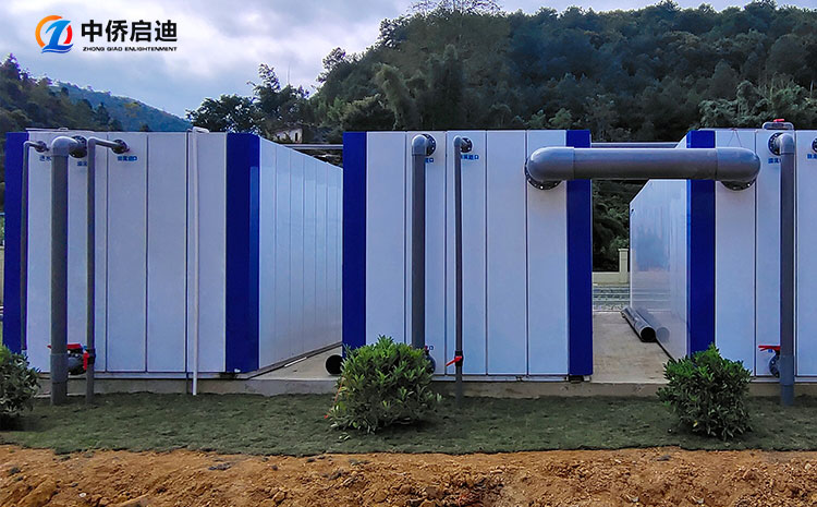 MBR膜一體化污水處理設備使用安裝現場圖