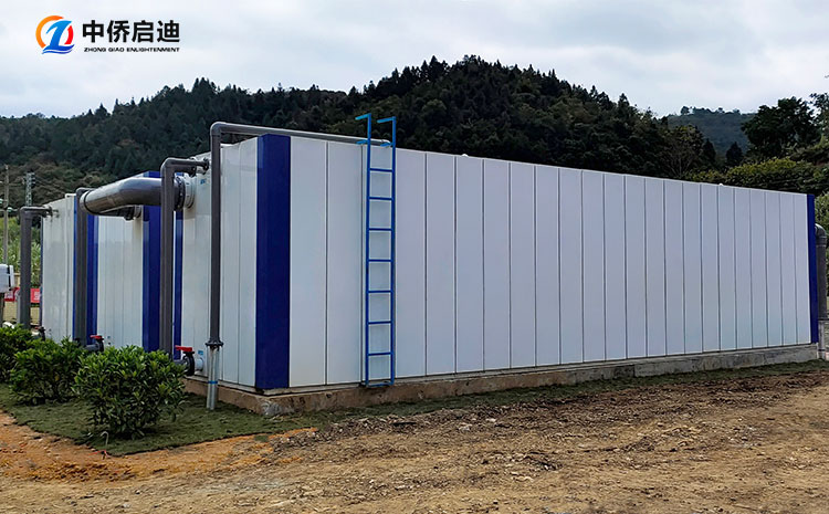 MBR膜一體化污水處理設備使用安裝現場圖