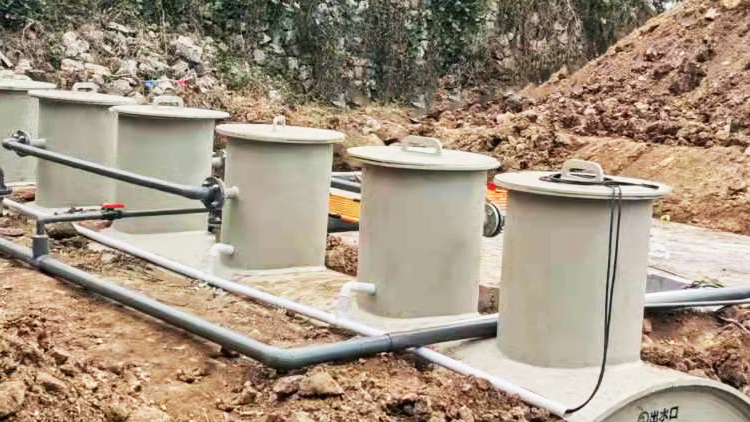 養殖污水一體化污水處理設備安裝現場