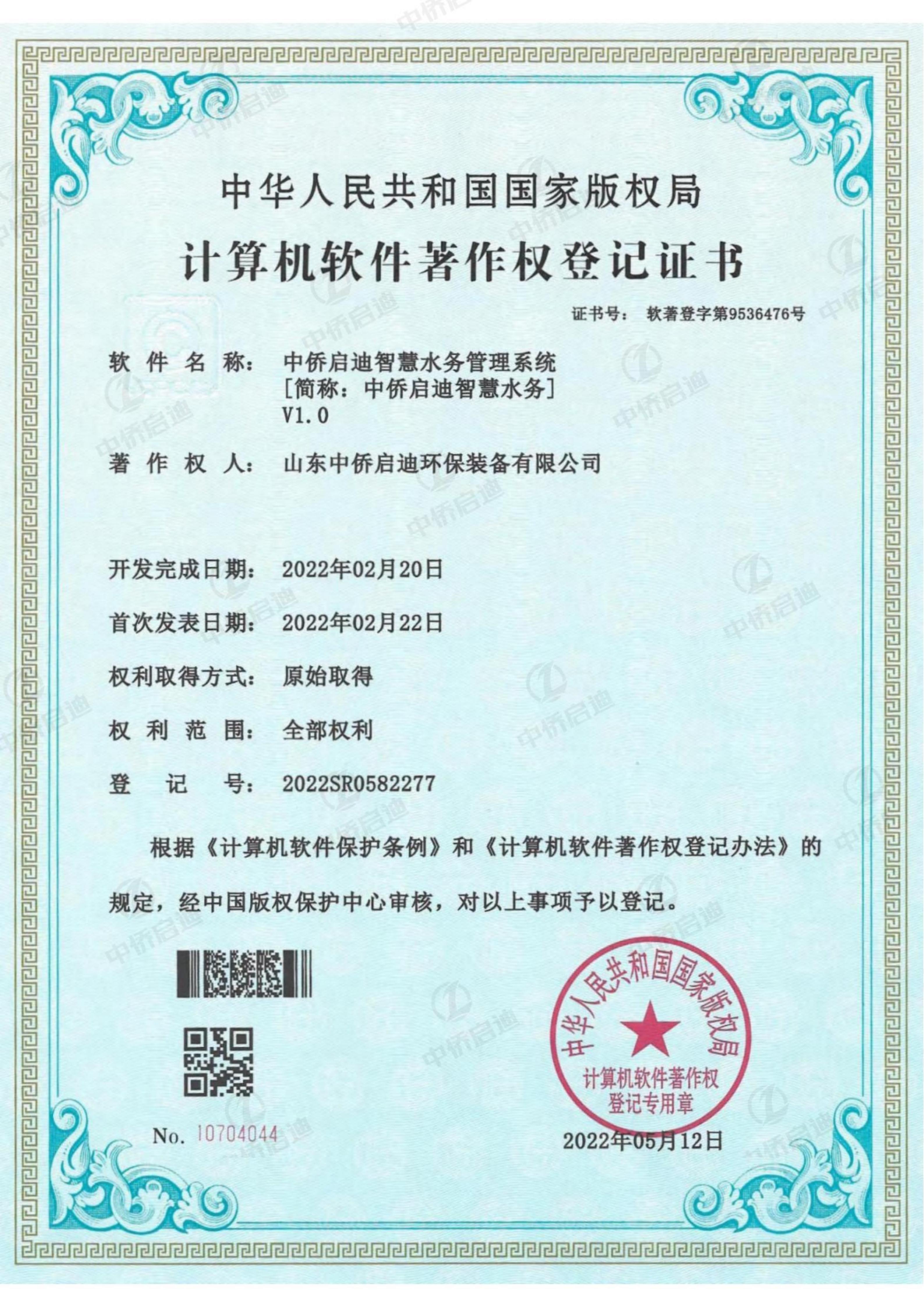 軟件著作權（部分）